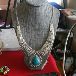 Necklace with matching earrings